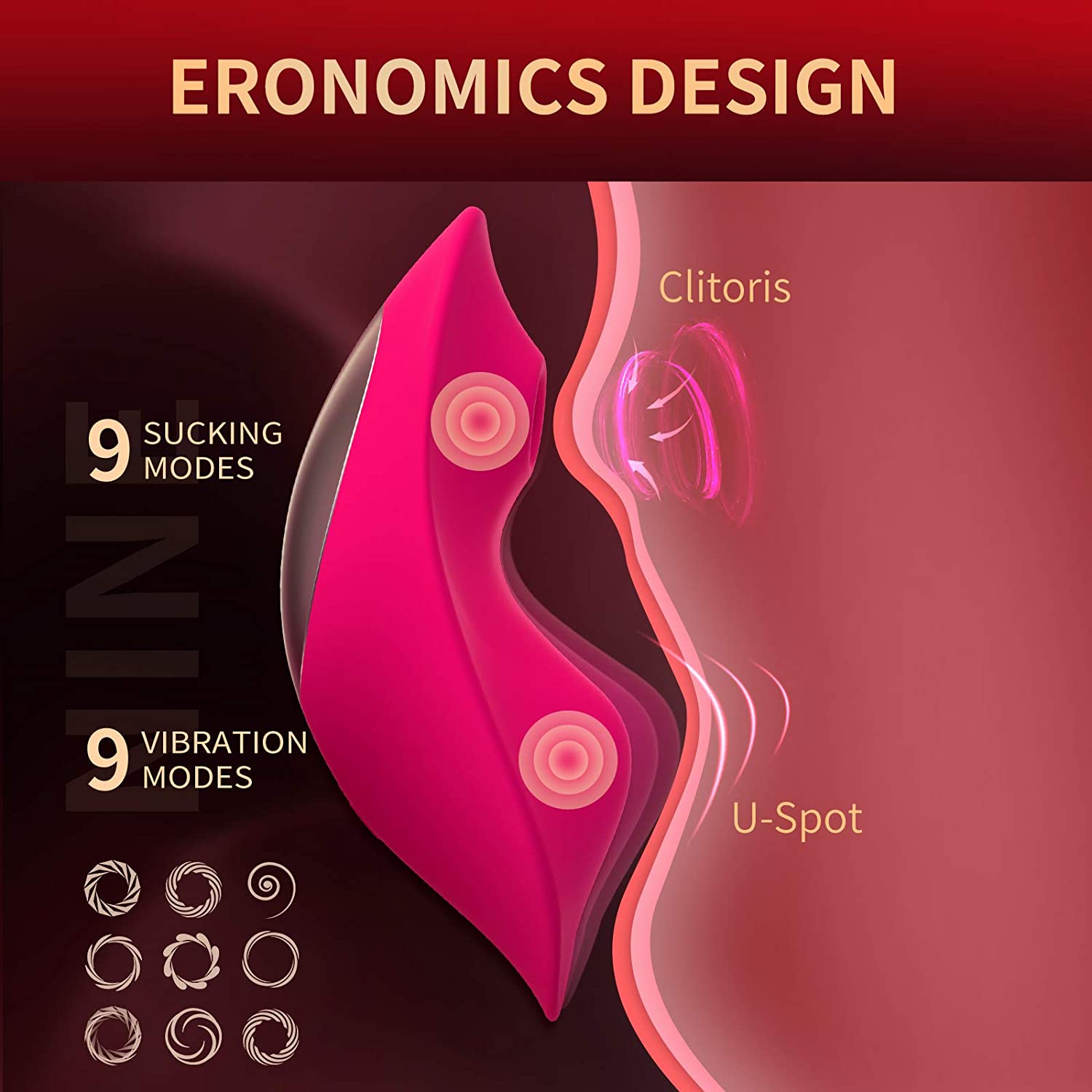 2 in 1 Handheld Clitorals Stimulator