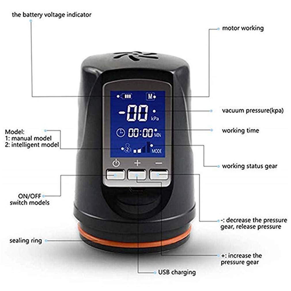 Increase Size,Men's Vacuum Pump  Intensity Enlargement Pump for Man 8 inches Male Enhancement