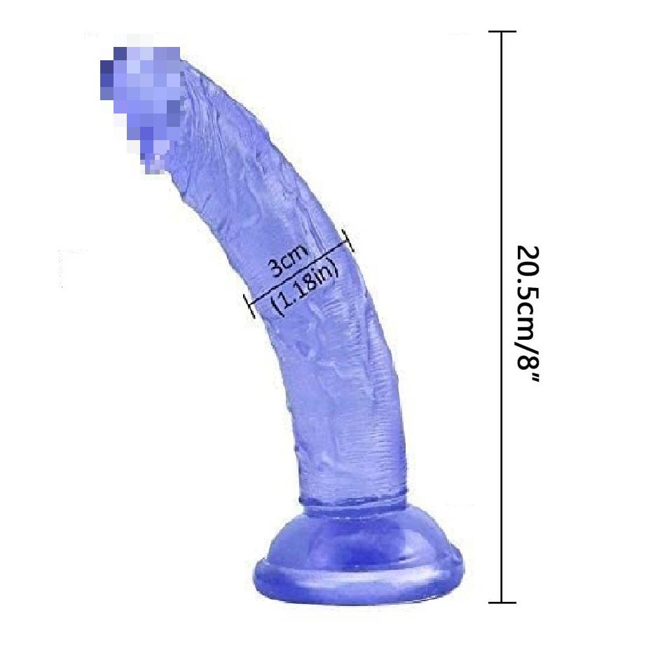 7.5inches Strap-on Dildo Realistic Dildo with Wearable,Fetish Fantasy 