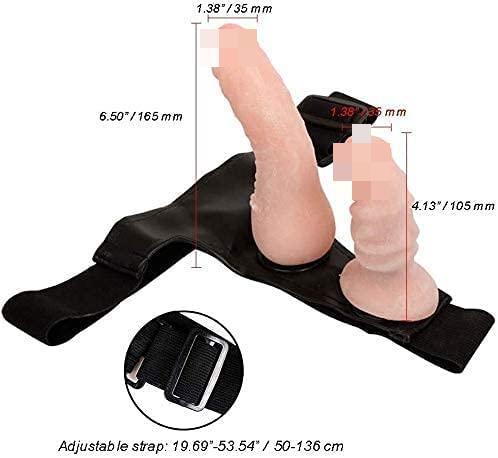 Sex Toy Dildo with Harness Strapon Penis Anal Plug for Couple Chastity