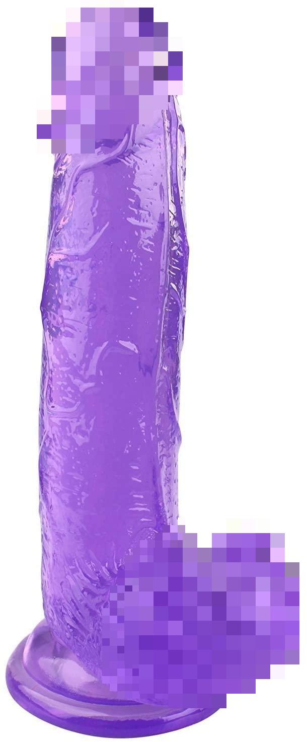 8 Inch Purple Dildo Ladies Masturbation Dildo Liquid Silicone Y232