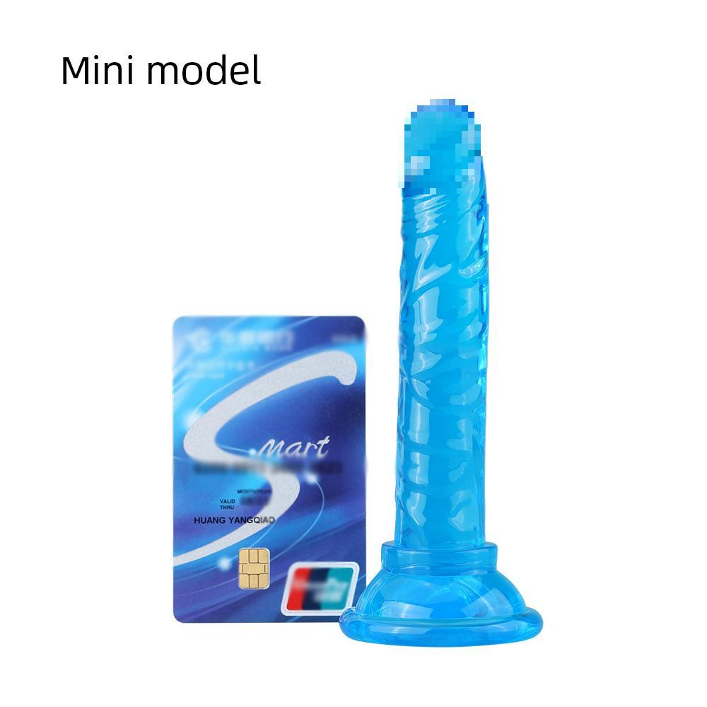 5.7" Soft Realistic Dildo Flexible Adult Sex Massage Toy with Powerful