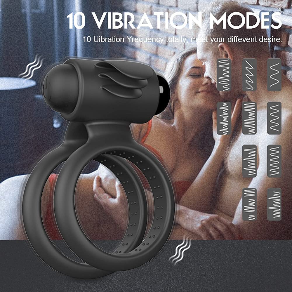 Cock,Ring,Vibrating,machine,for,Penis,Ring，Ball,and,vibration,Couples,Him,Men,penis ring