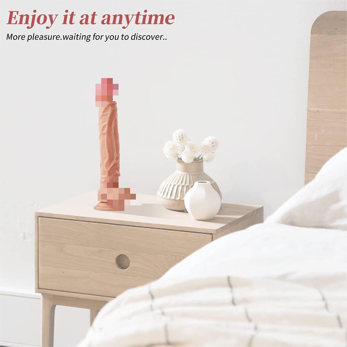 10 Inch Dildo Toys With Realistic Soft Touch,Dildo With Strong Sucker for Hands Free Y240-YOOGiGi