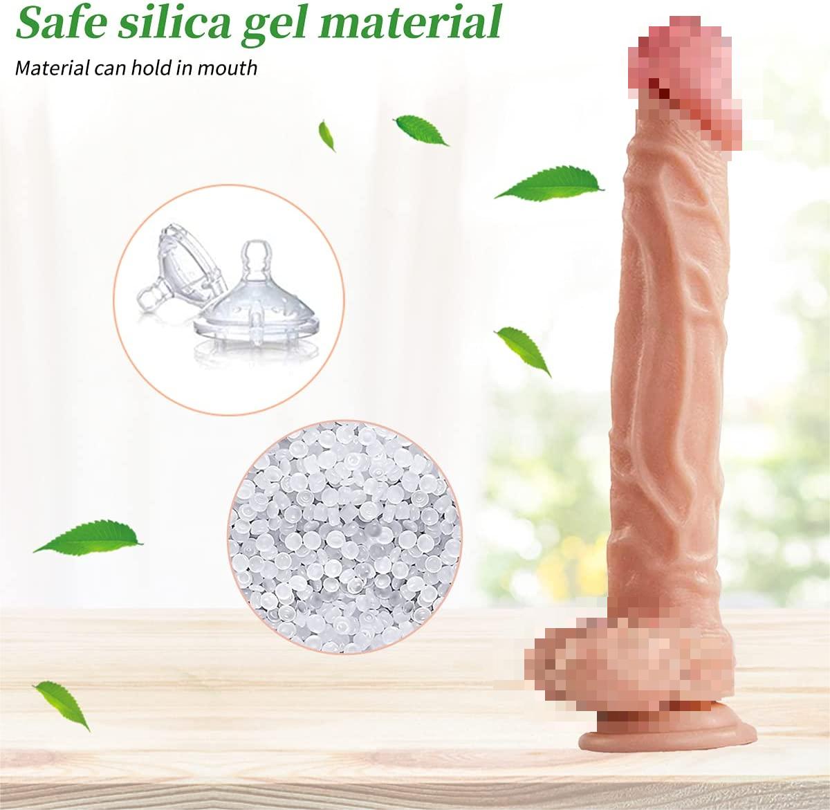 10 Inch Dildo Toys With Realistic Soft Touch,Dildo With Strong Sucker for Hands Free Y240-YOOGiGi
