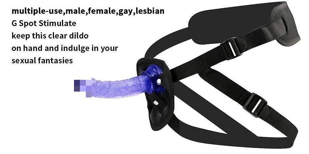 7.5inches Strap-on Dildo Realistic Dildo with Wearable,Fetish Fantasy 
