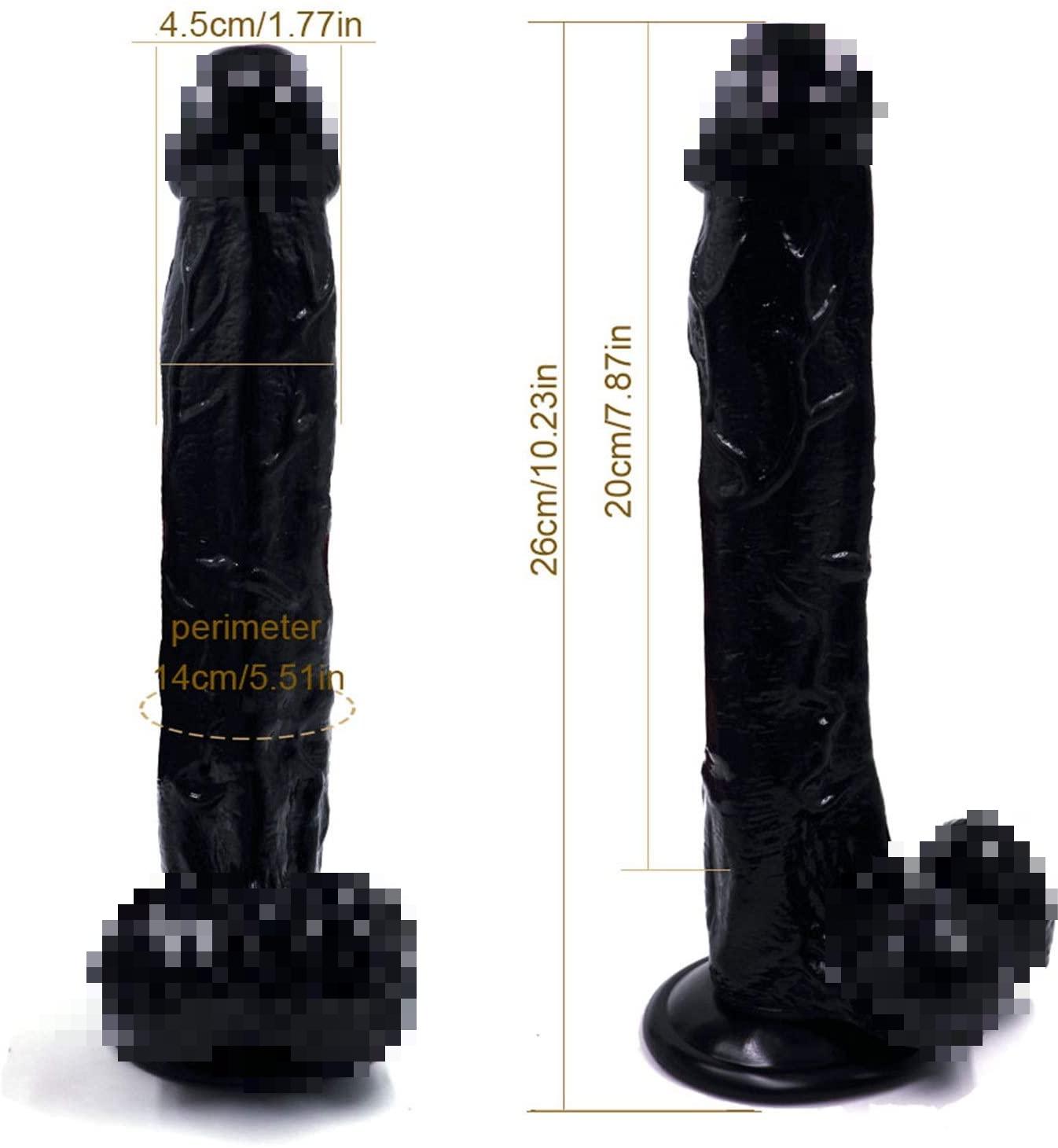 9 Inch Black Dildo for Women Realistic  Dildos for Men With Silicone Suction Y235-YOOGiGi
