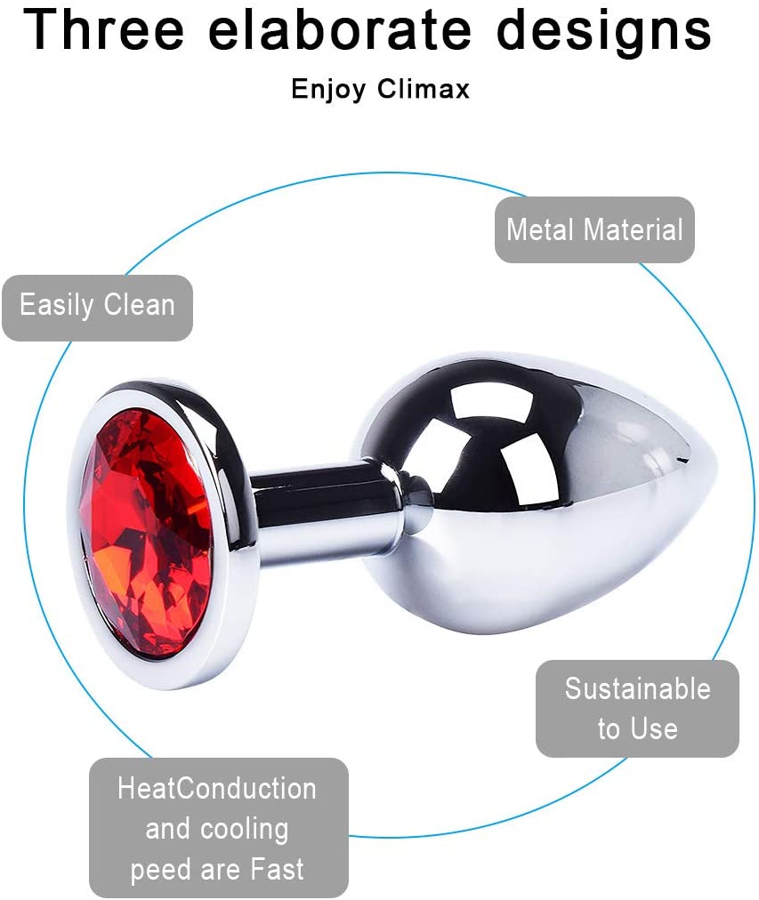 Jewelry Fetish Plug Anal Butt Plugs Personal Sex Massager 