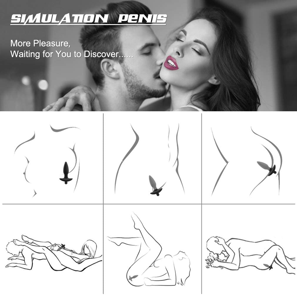 Butt Stimulator Plug for Male and Women Advanced Players Sex Toy - Clitorial Stimulator Inhale function Licking