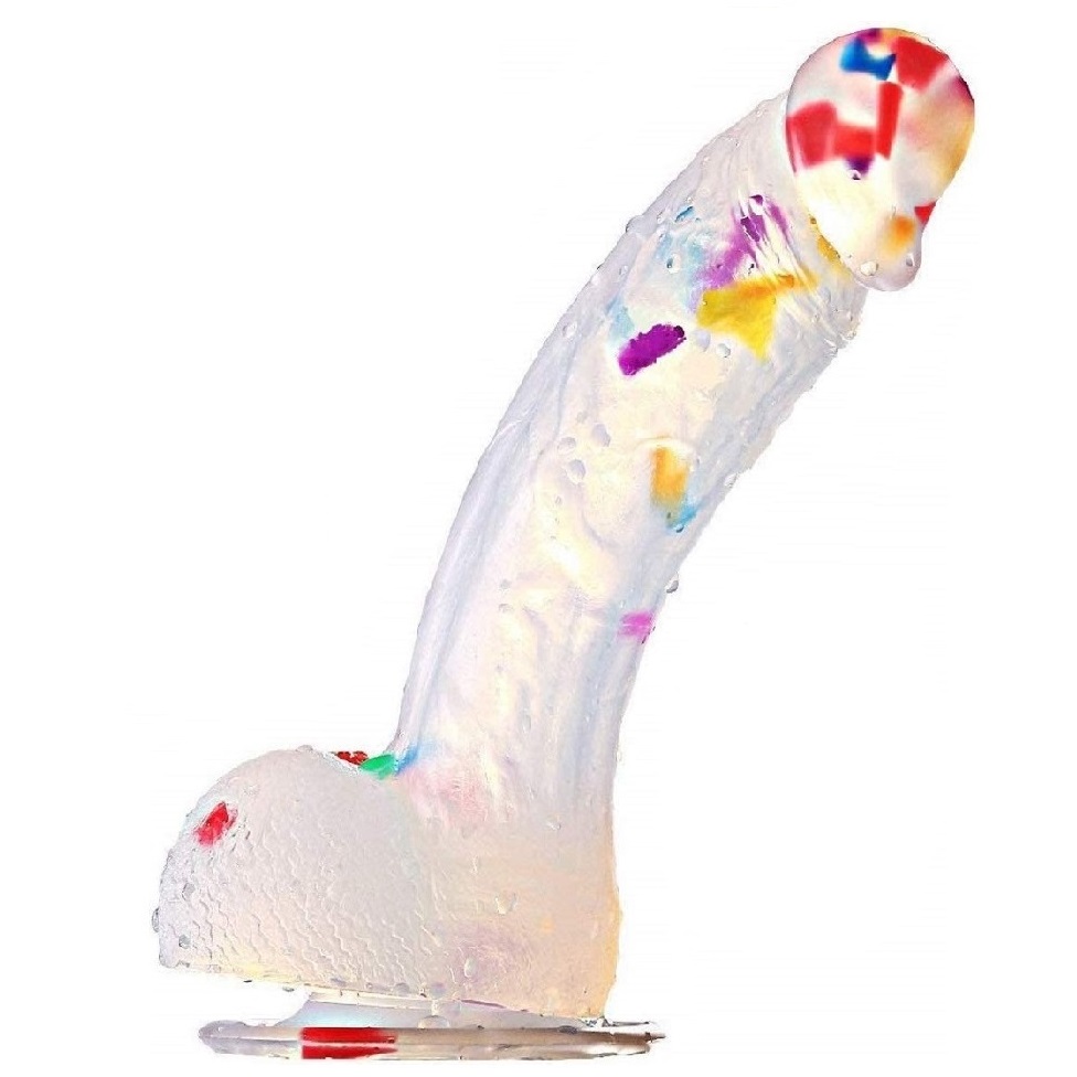 7.5 Inch Colorful Dildo with Suction Cup
