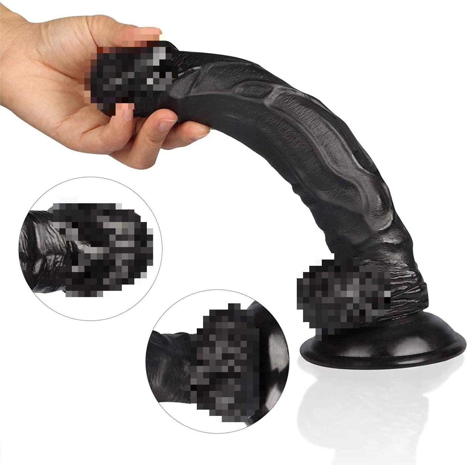 9 Inch Black Dildo for Women Realistic  Dildos for Men With Silicone Suction Y235-YOOGiGi