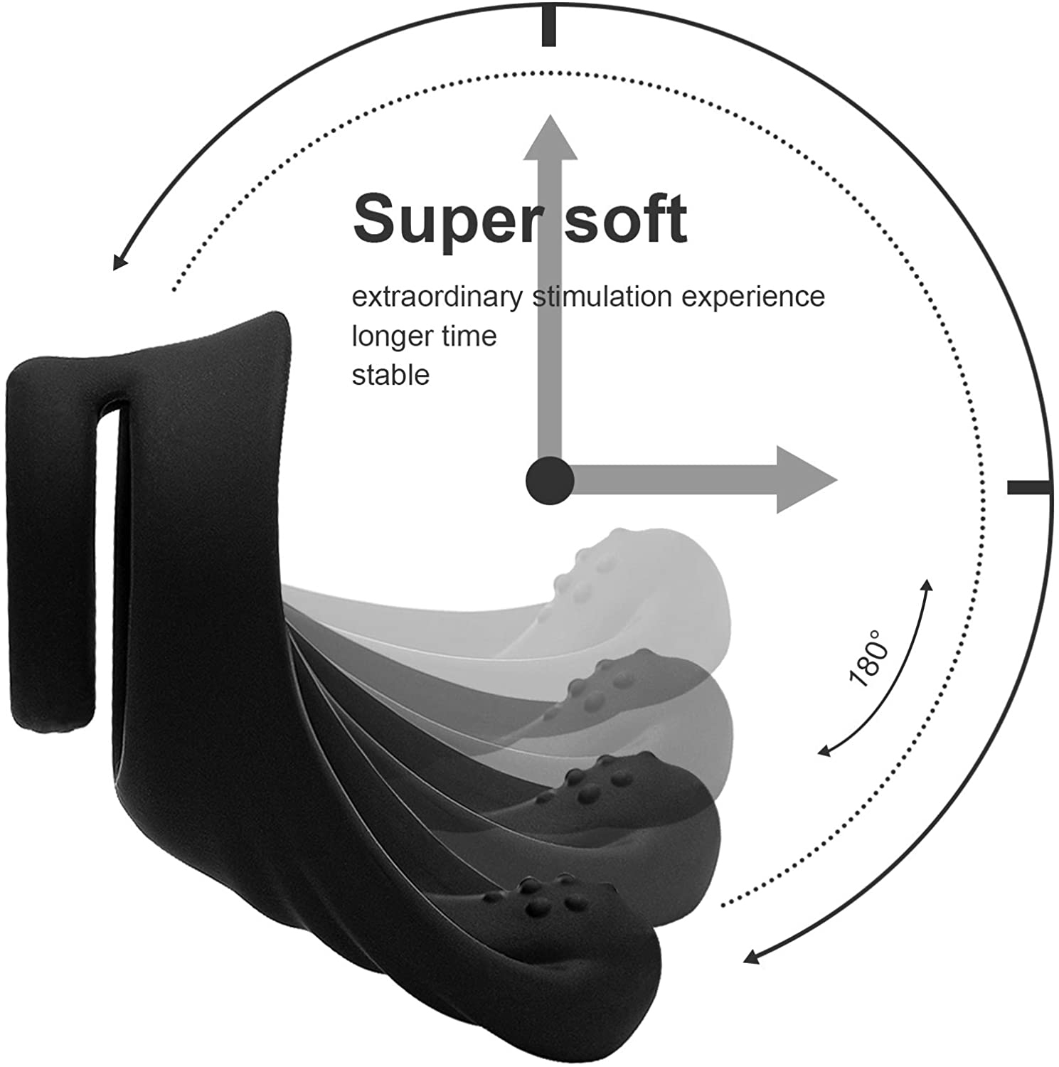 Silicone Cock Ring Sex Toy for Couple Vibratings for Men Penisring Ring for Her PLeasure Toys