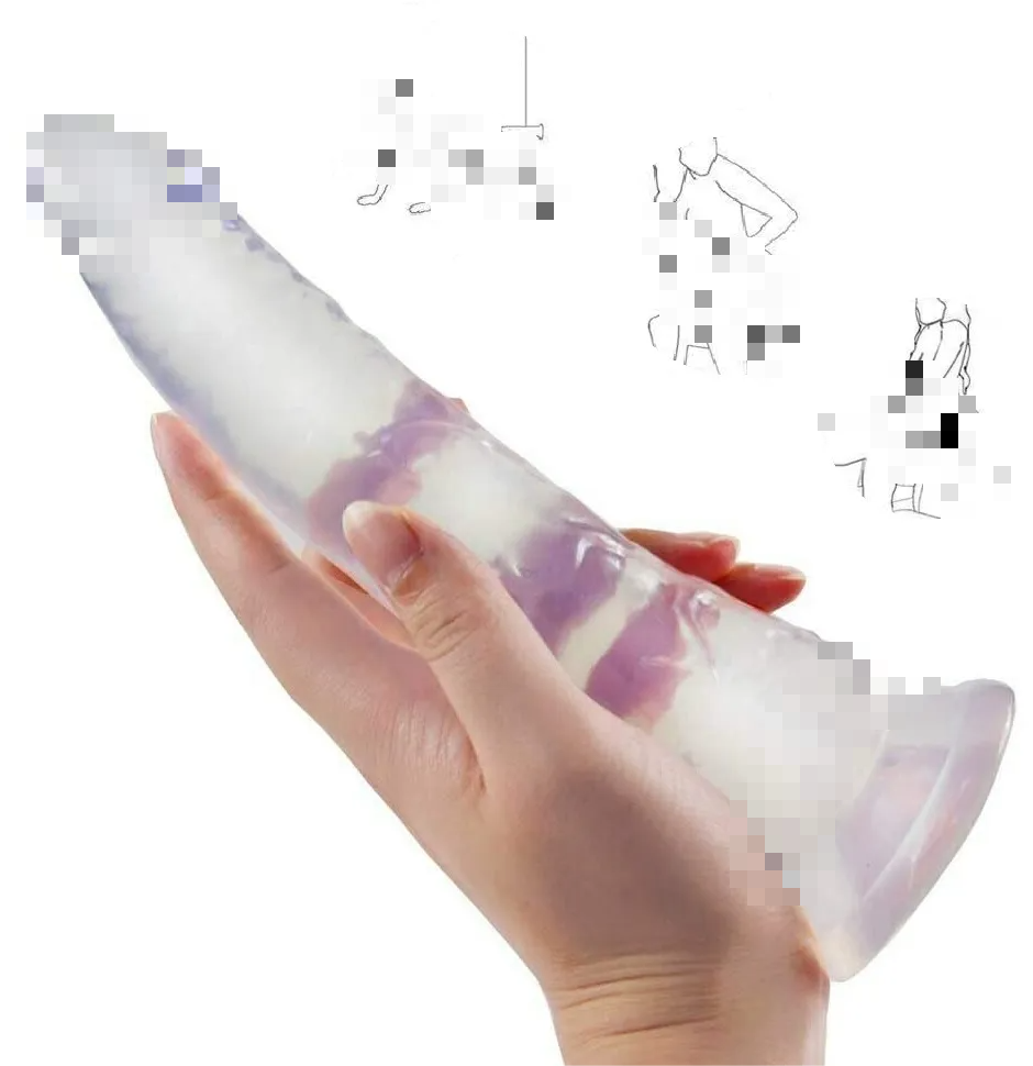 8 inch Waterproof Realistic Dildo With Suction Cup Training Massage Toys for Adult Y230-YOOGiGi