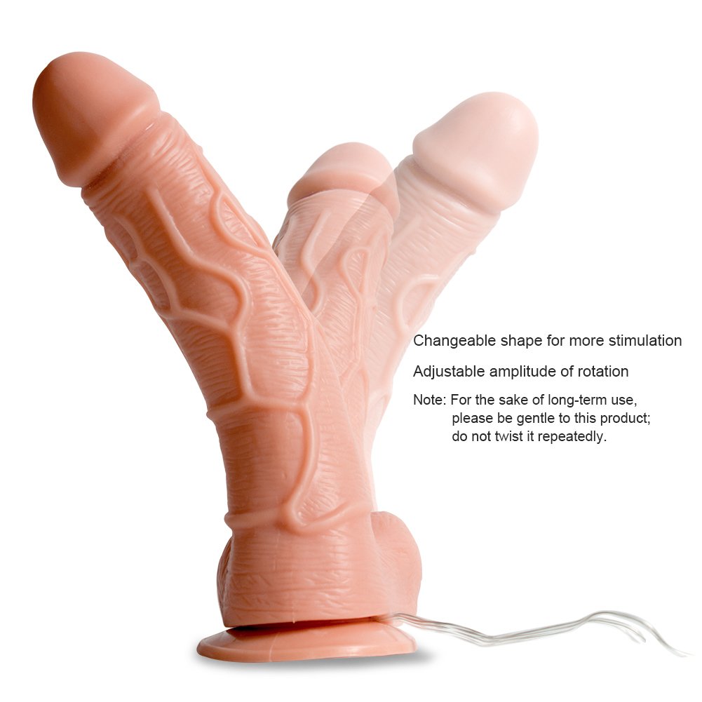 Realistic Vibrating Dildo with Suction Cup Vibrator Machine Y183