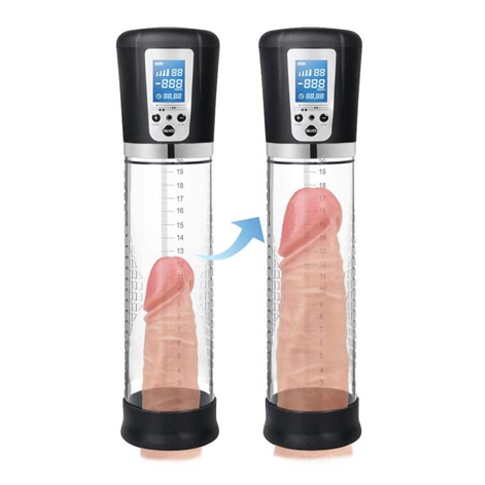 Electric Penis Vacuum Pump - Automatic Male Masturbator Penis Enlargement Extend Pump, 4 Suction Intensities