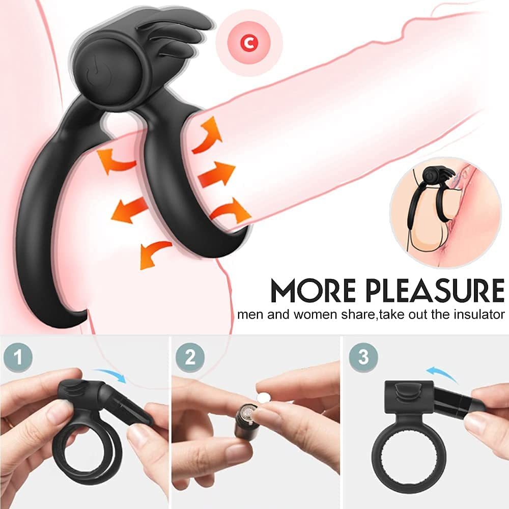 Cock,Ring,Vibrating,machine,for,Penis,Ring，Ball,and,vibration,Couples,Him,Men,penis ring
