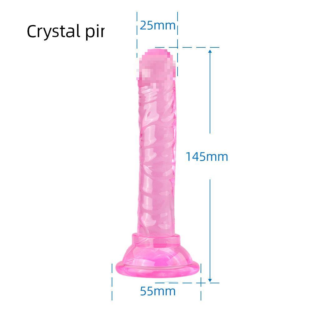 5.7 inch Dildo For Women With Thick Suction Cup Base Dildo For BeginnerThrusting Flexible Y156-YOOGiGi