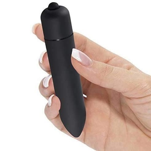 Bullet Vibrator with Angled Tip for Precise Clitoris G Spot Stimulation, Rechargeable Waterproof