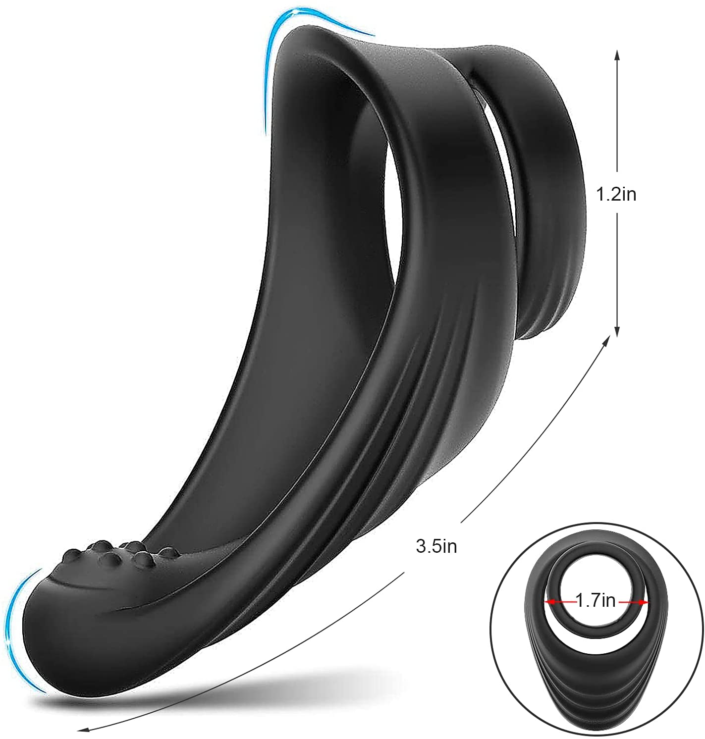 Silicone Cock Ring Sex Toy for Couple Vibratings for Men Penisring Ring for Her PLeasure Toys