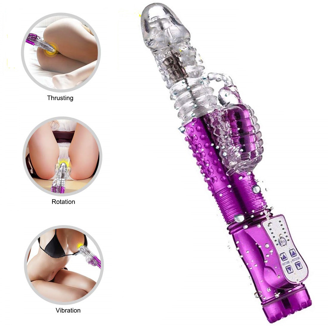 Realistic dildo thrust vibrator with multiple modes adjustable. Female vibrator female G-spot sex Toy Y159