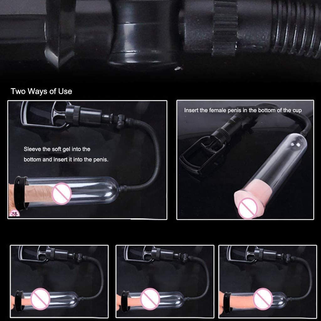 Men's Vacuum Pump Enlargement Pump for Male Enhancement Growth Pump  Cup Stable Professional Set Sturdy Vacuum Pump Home 