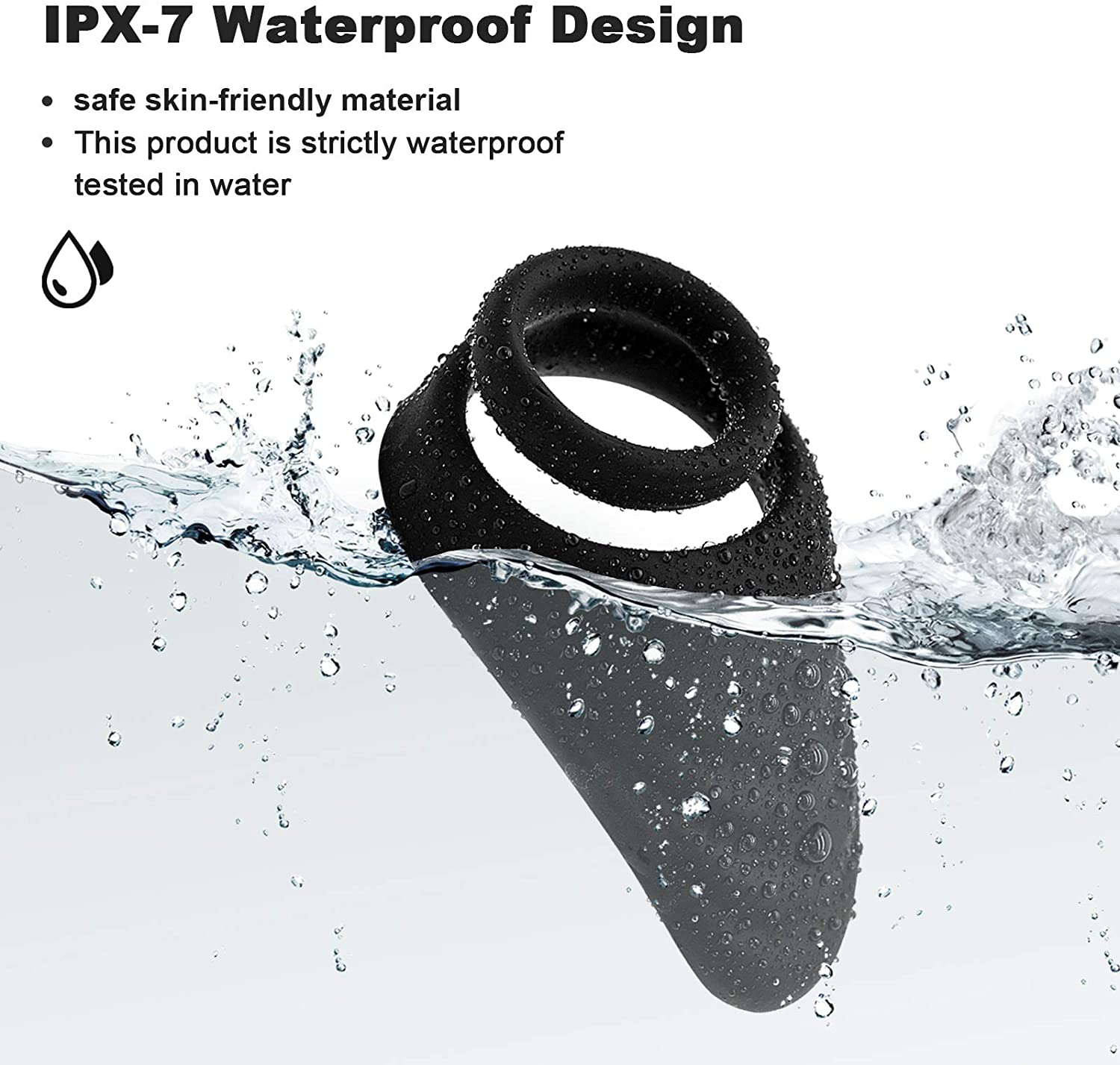 Silicone Cock Ring Sex Toy for Couple Vibratings for Men Penisring Ring for Her PLeasure Toys