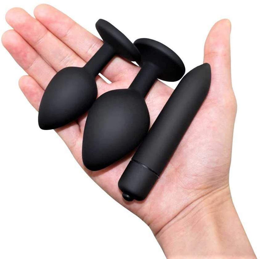 4pcs Expanding Plug Toys Stainless Steel Amal Plug Butt Toy Plug Tool