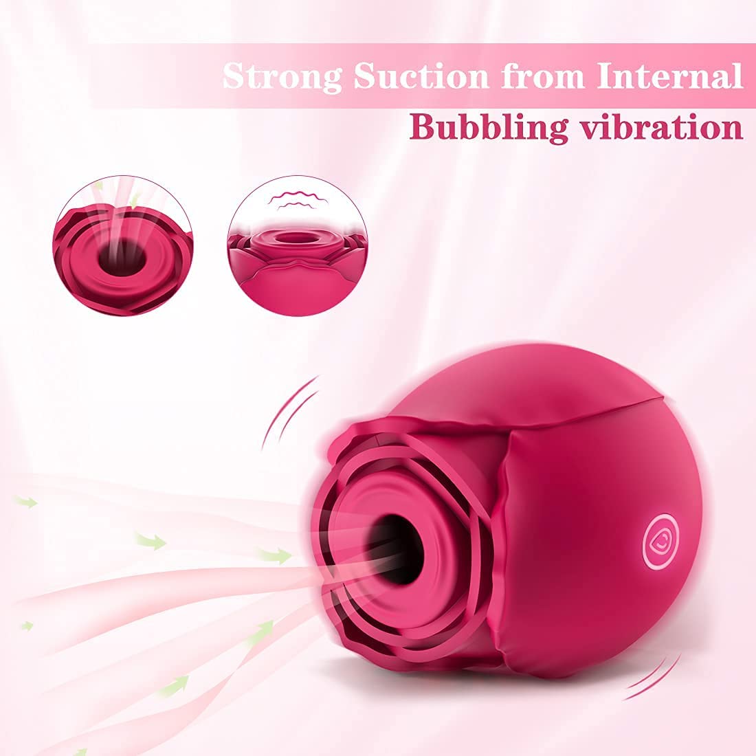 Sucking Vibrator for Women Rechargeable Clit Sucker Nipple Stimulator with 7 Intense Suction Sex Toys for Adult Women