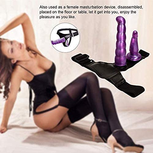 Realistic Silicone Dildo,Wearable Sex Harness for Couple Pegging, Women Lesbian Female Masturbation (Strap on) Y198