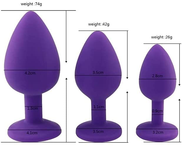 3Pcs/Set Anales Plug Toys  Massager Pleasure Anal Plugs Sex Gifts Things for Beginners