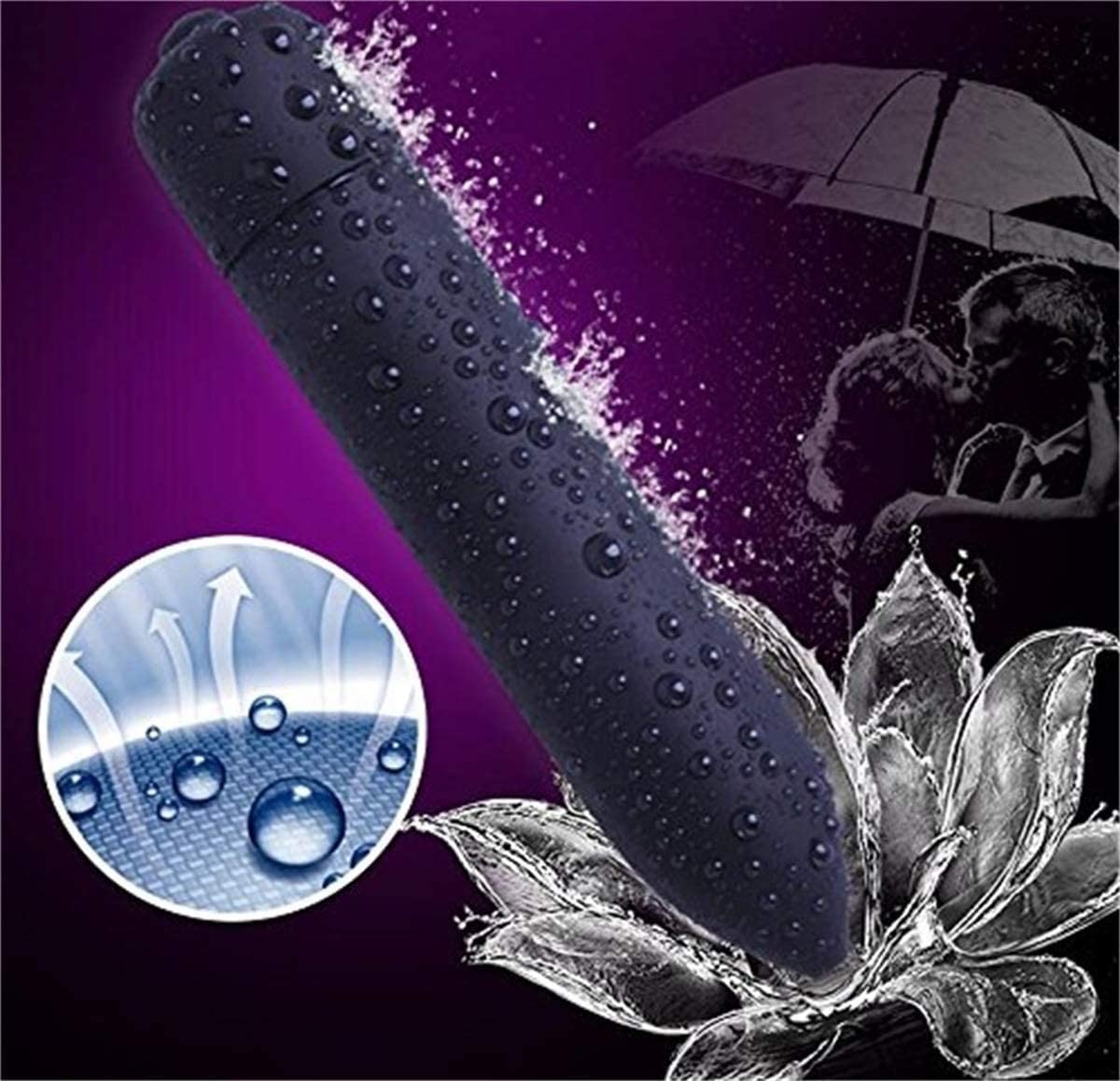 Bullet Vibrator with Angled Tip for Precise Clitoris G Spot Stimulation, Rechargeable Waterproof