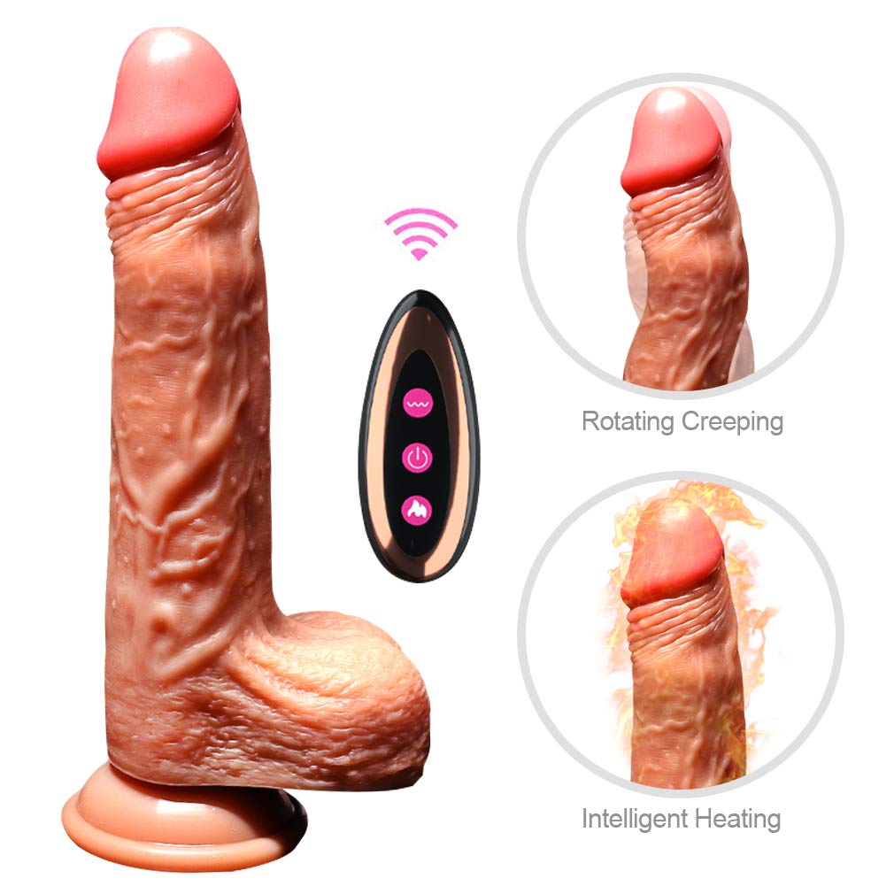 Thrusting Dildo Vibrator Sex Toy for Women