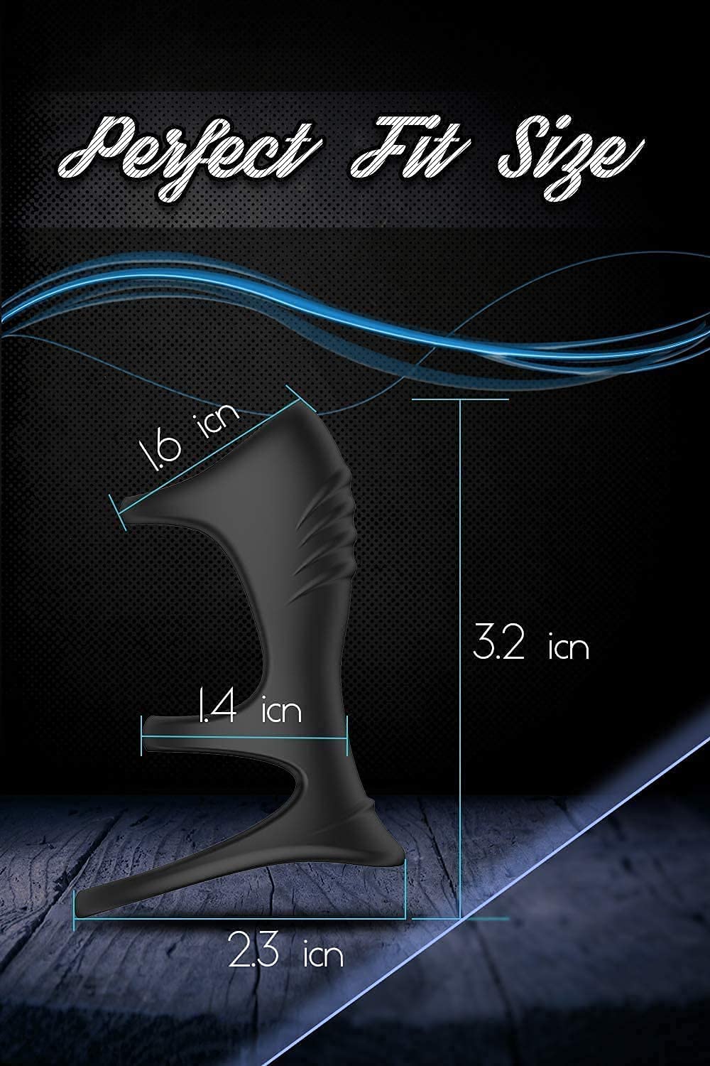 Silicone Dual Penis Ring, Premium Stretchy Longer Harder Stronger Erection Cock Ring Erection Enhancing Sex Toy for Man or Couples Play