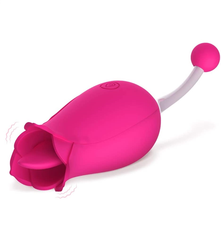Clitoral Tongue Licking Vibrator,Realistic Vibrators with 10 Vibration Modes,Vaginal Nipples Clitoral Stimulator Rechargeable