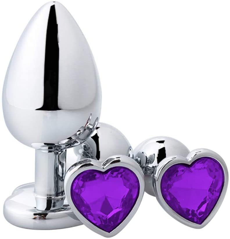 3 PCS Expanding Butt Toys Stainless Steel Amal Plug Anales Plug Relaxing for Men Women