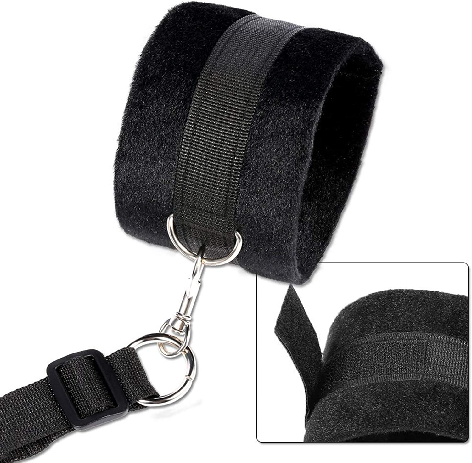 Sex Bondage BDSM Kit  Restraints Set Sex Toys with Hand Cuffs Ankle Cuff Bondage Collection