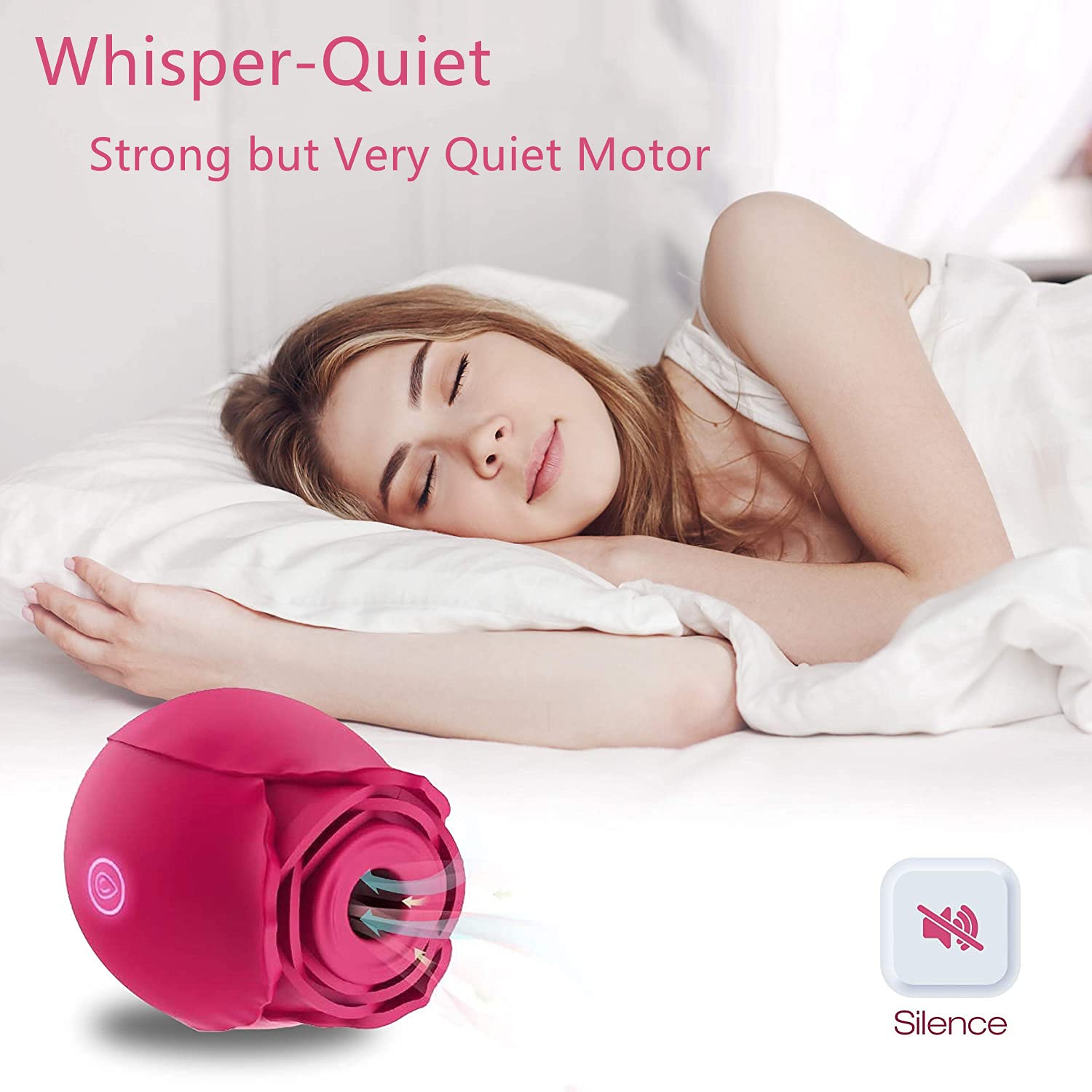 Sucking Vibrator for Women Rechargeable Clit Sucker Nipple Stimulator with 7 Intense Suction Sex Toys for Adult Women