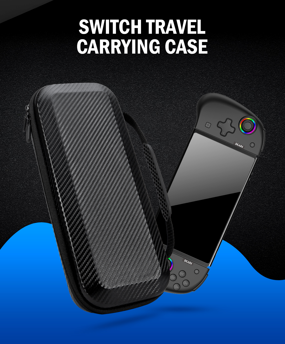 NYXI Upgraded Carrying Case for Nintendo Switch/Switch OLED Model