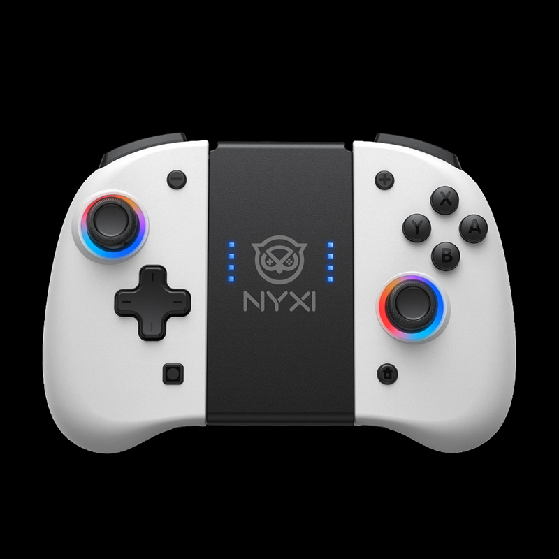 NYXI Milk Style Wireless Joy-pad with 8 Colors LED for Switch/Switch OLED
