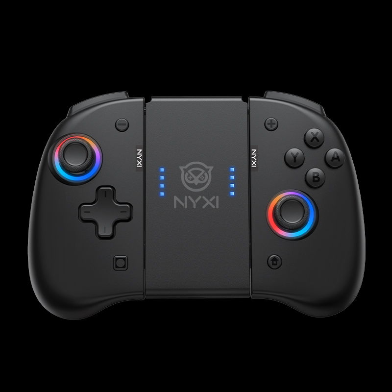 NYXI Athena Wireless Joy-pad with 8 Colors LED for Switch/Switch OLED