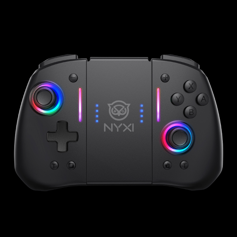 NYXI Hyperion Meteor Light Wireless Joy-pad with 8 Color LED for Switch/Switch OLED