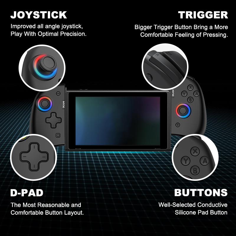 NYXI Athena Milk Style Wireless Joy-pad for Switch/Switch OLED