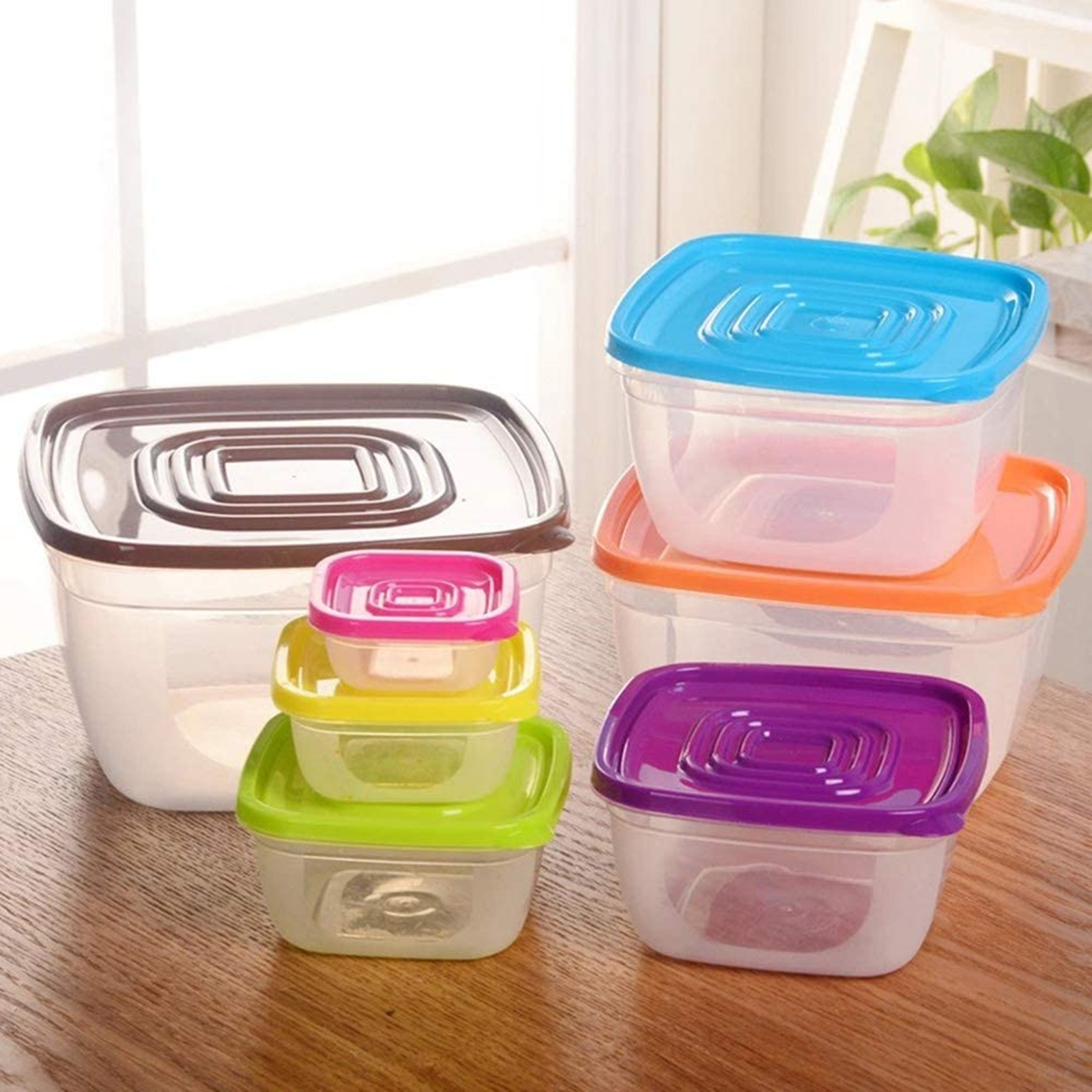 Softmark - Lastic Storage Bowls Set - 17 Pieces Green