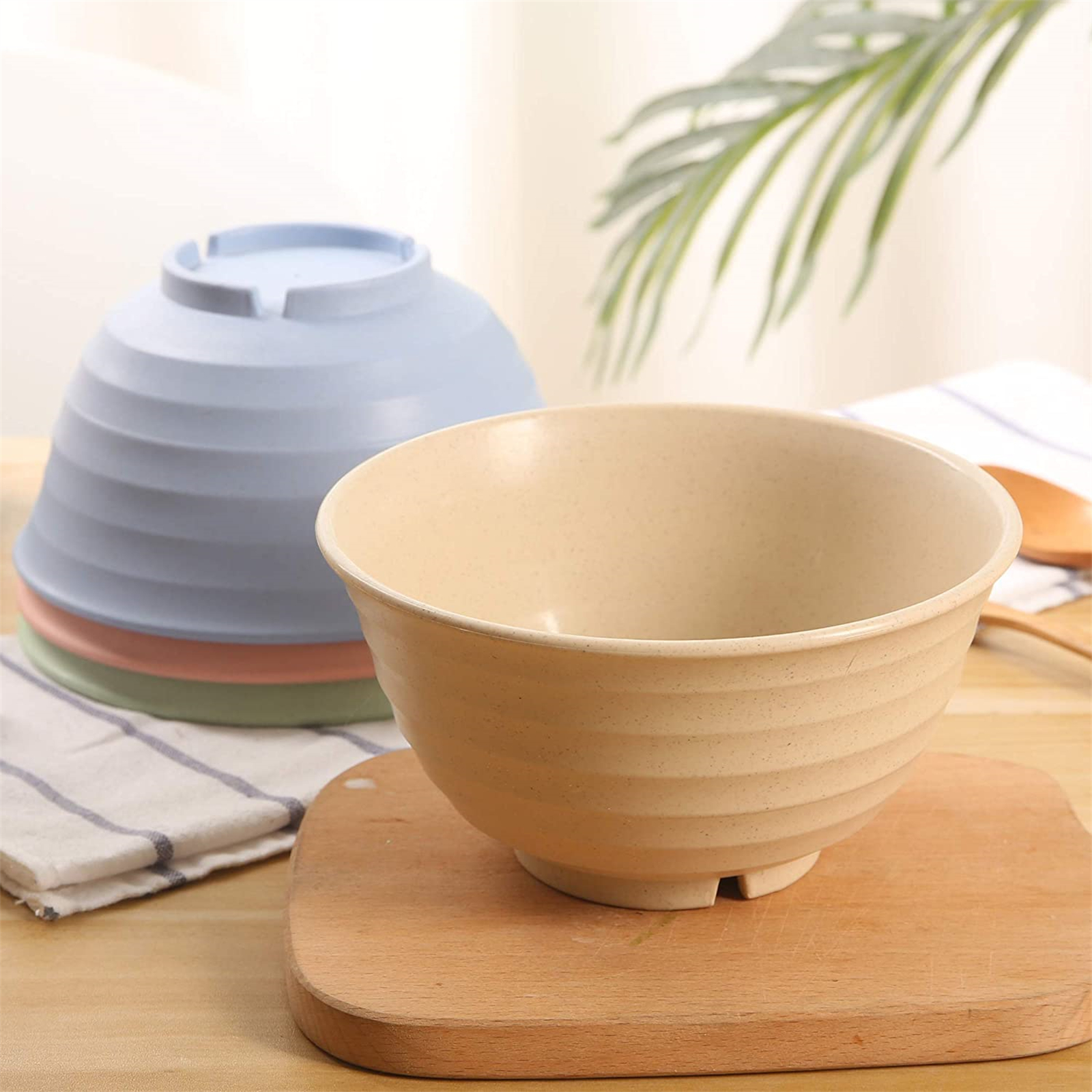 Shopwithgreen Wheat Straw Bowls - 30 OZ 4pcs/6pcs-shopwithgreen