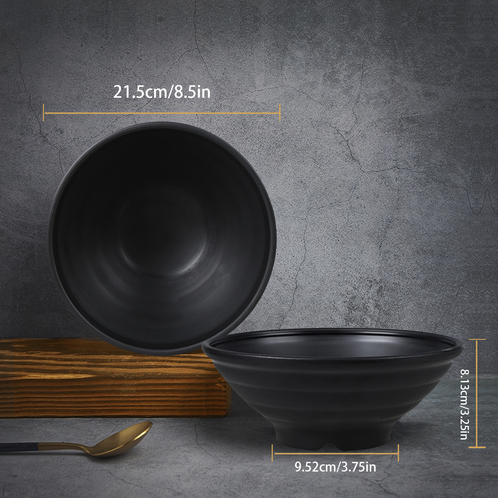 Shopwithgreen Japanese Style Ramen Bowl 4 pcs 44 OZ-shopwithgreen