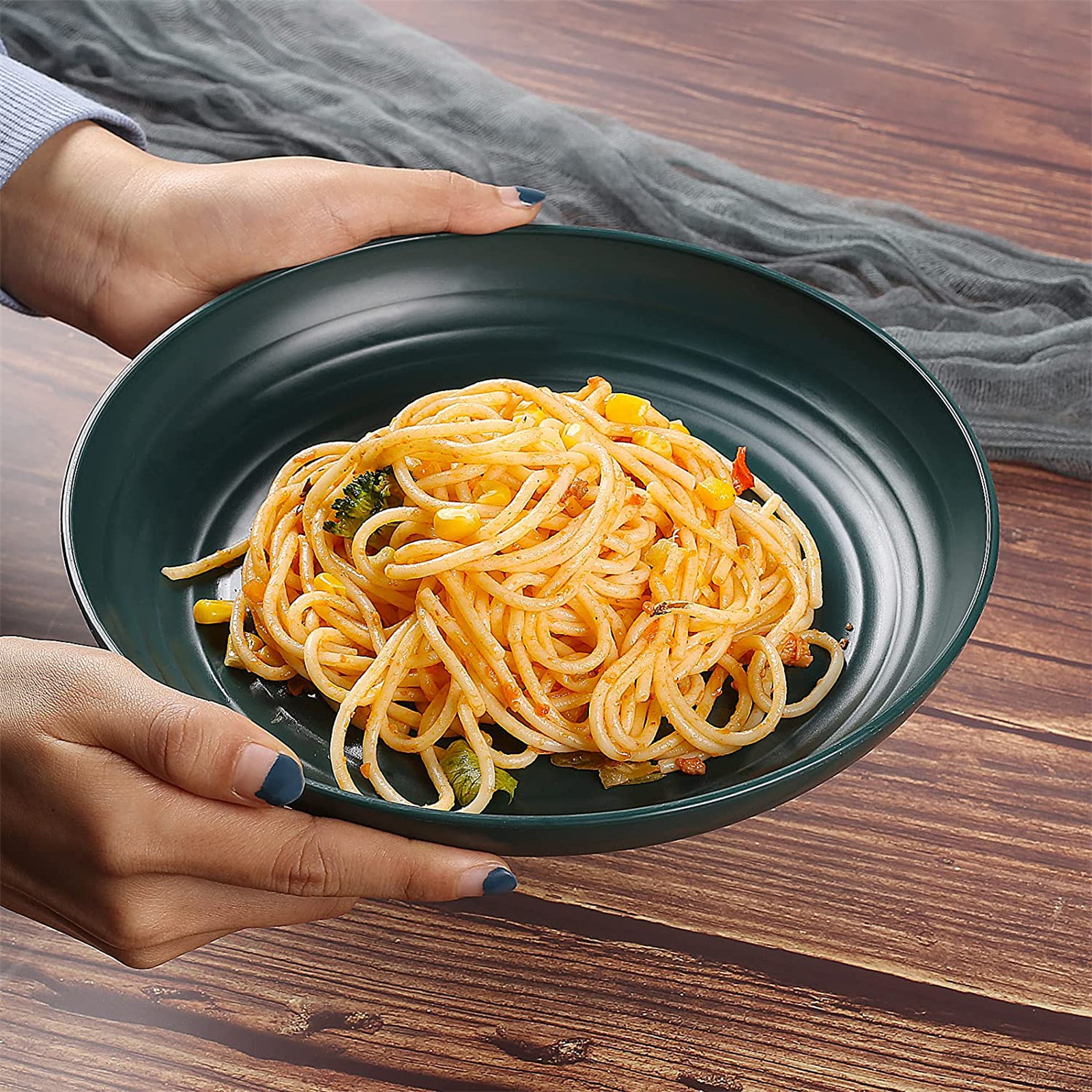 Shopwithgreen Unbreakable Plastic Plates - 4 pcs 10 inch-shopwithgreen