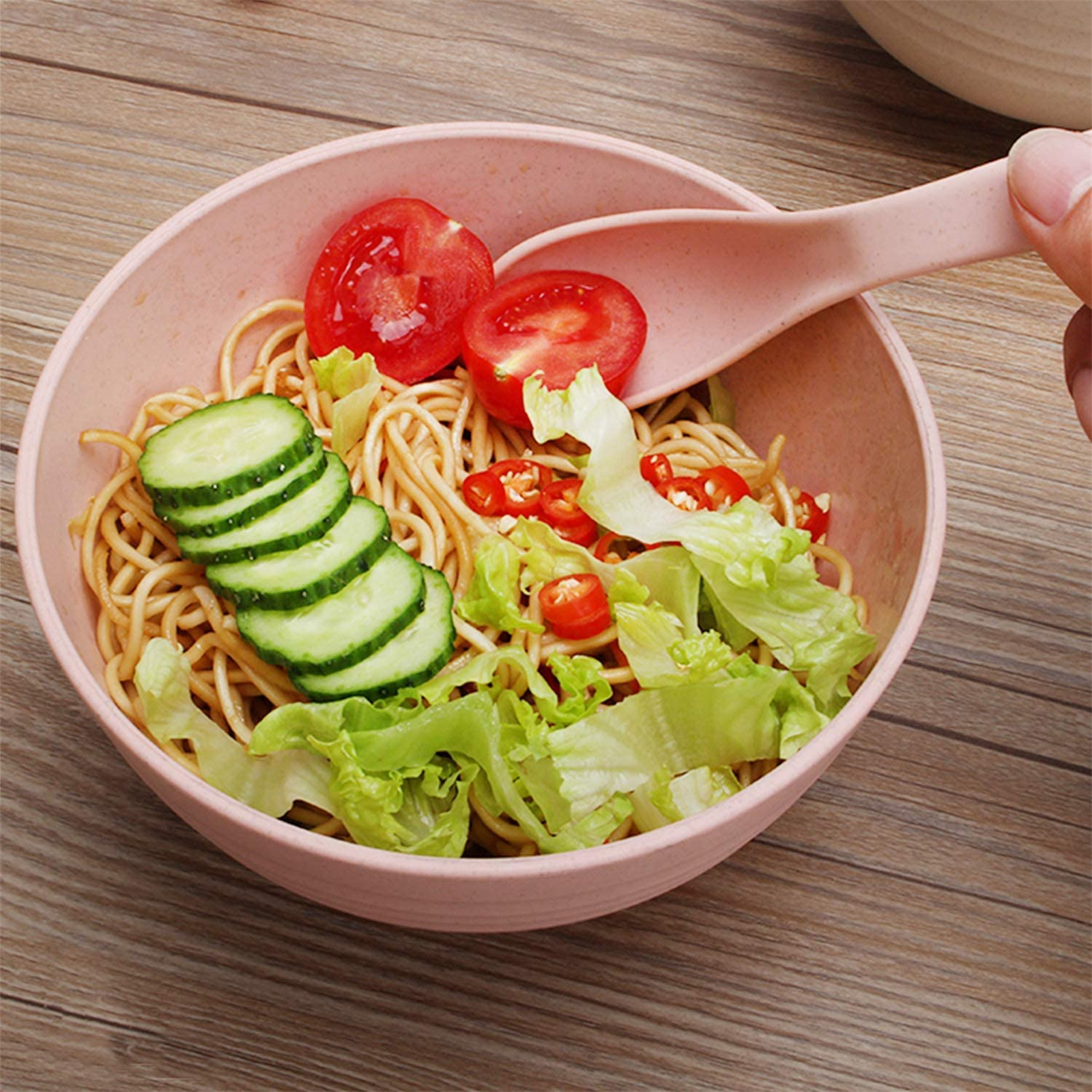 Shopwithgreen Wheat Straw Bowls - 4pcs 24 OZ-shopwithgreen