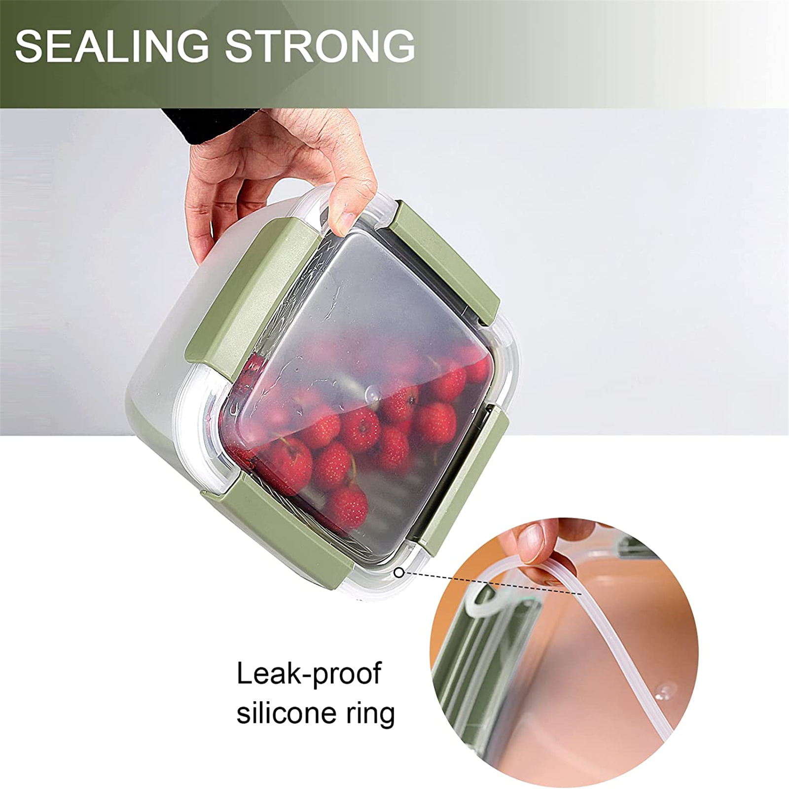 Shopwithgreen Berry Keeper Box Containers 50oz - Green-shopwithgreen