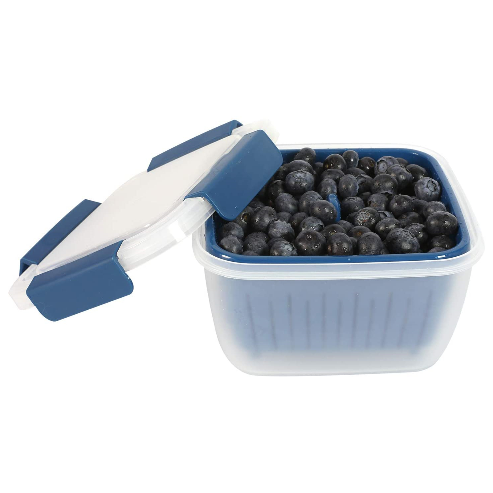Shopwithgreen Berry Keeper Box Containers 52oz - Blue-shopwithgreen