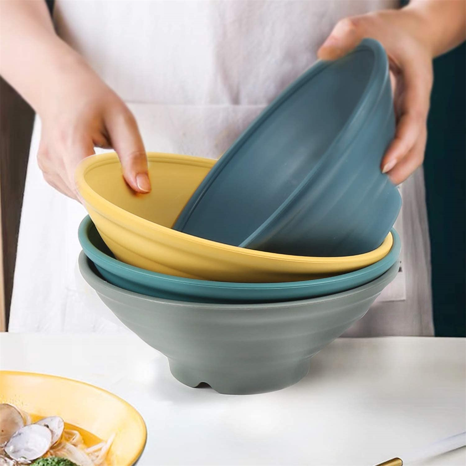 Shopwithgreen Japanese Style Ramen Bowl 4 pcs 44 OZ-shopwithgreen